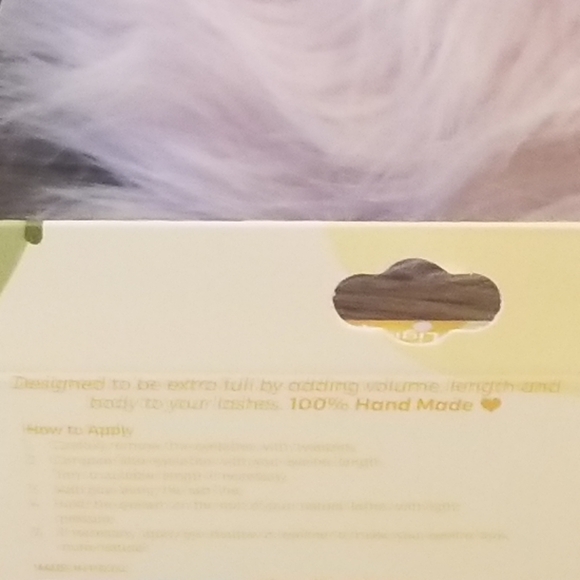 3D Faux Mink EyeLashes Orange Sorbet with glue New - Picture 9 of 10